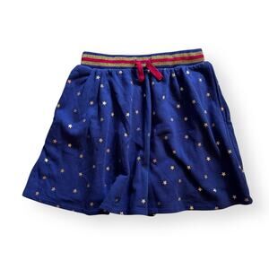 Mini Boden blue with gold stars skirt
